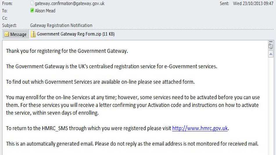 If you've received a message claiming to be from HMRC, be very careful what you do with it!